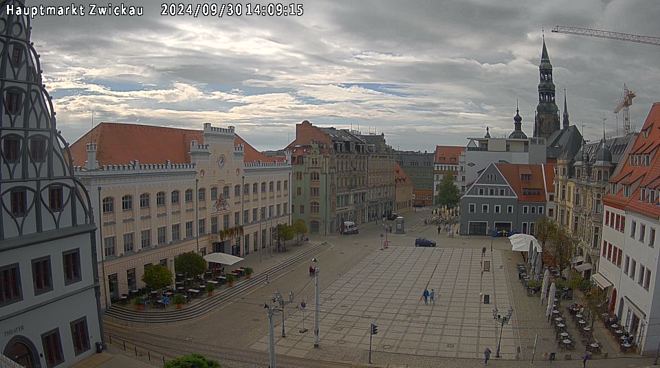 Zwickauer Hauptmarkt Webcam