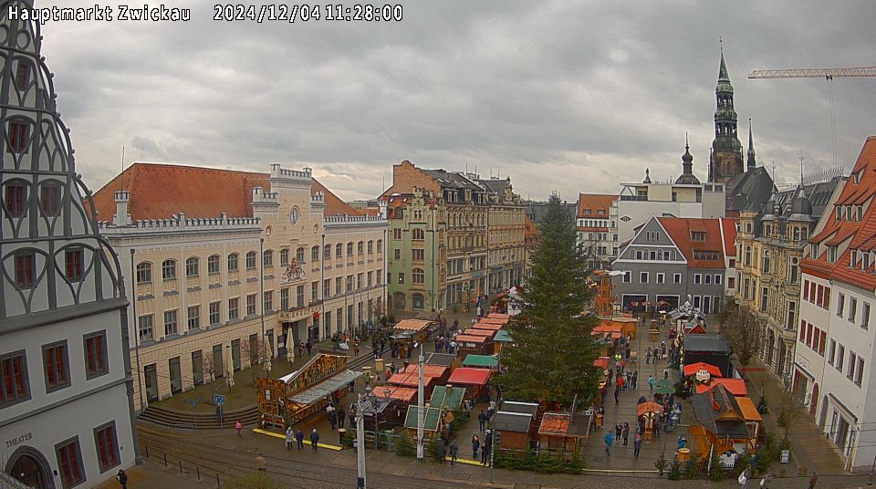 Zwickauer Hauptmarkt Webcam