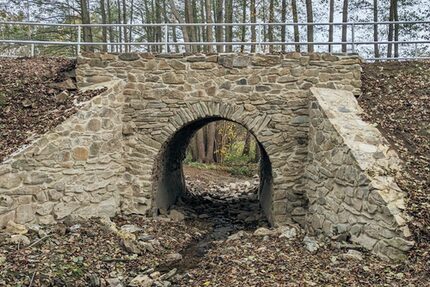 Brücke nach Ferigstellung