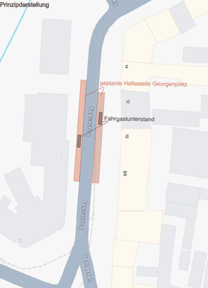 Schema Haltestelle Georgenplatz