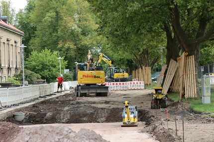 Baumaßnahme Lessingstraße